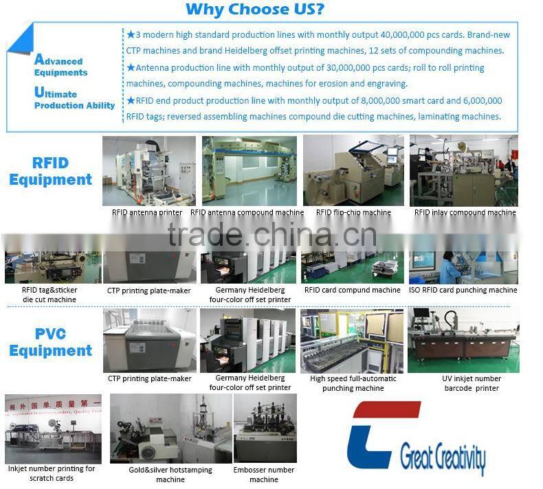 nice printing plastic gift card, super market loyalty card