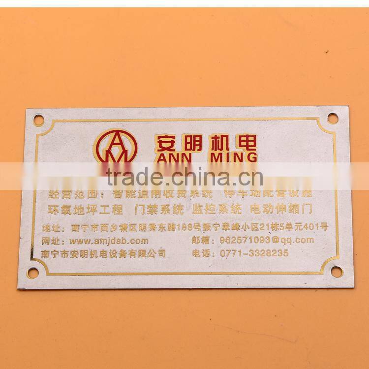 Small round Lettering embossed aluminium tags