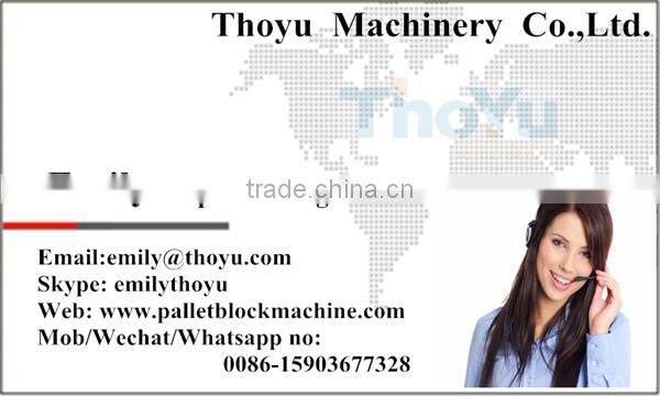 Thoyu Hot Press Machine Compressed Wood Pallet Making Production Line