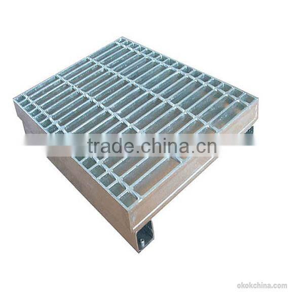 Stainless Steel Grating Serrated Galvanized Steel Grating