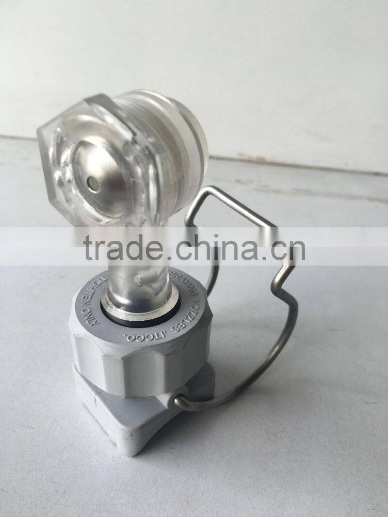 plastic water jet nozzle with clip