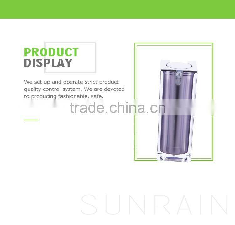 China supplier wholesale recycled square shape pressure spray bottle