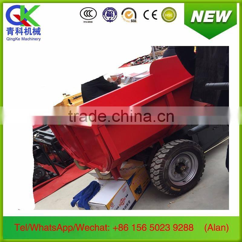 heavy loading capacity cargo wide tyres strong climbing ability automatic dump motocycle
