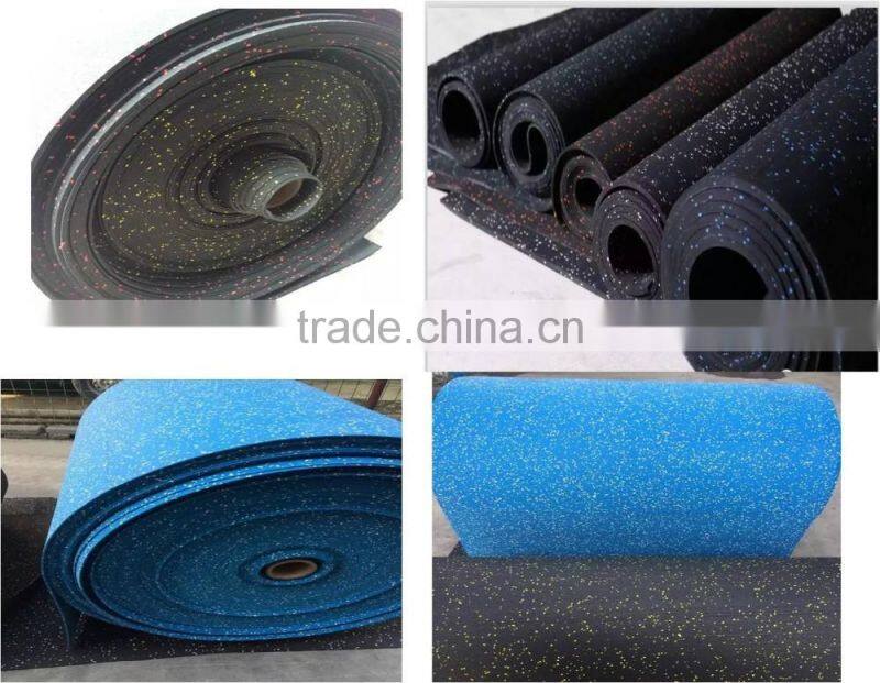 Sound Insulation Rubber Flooring for Fitness Room/Gym Rubber Flooring