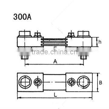 Russia type FL-13 series,class 0.5, 300A/50mV shunts