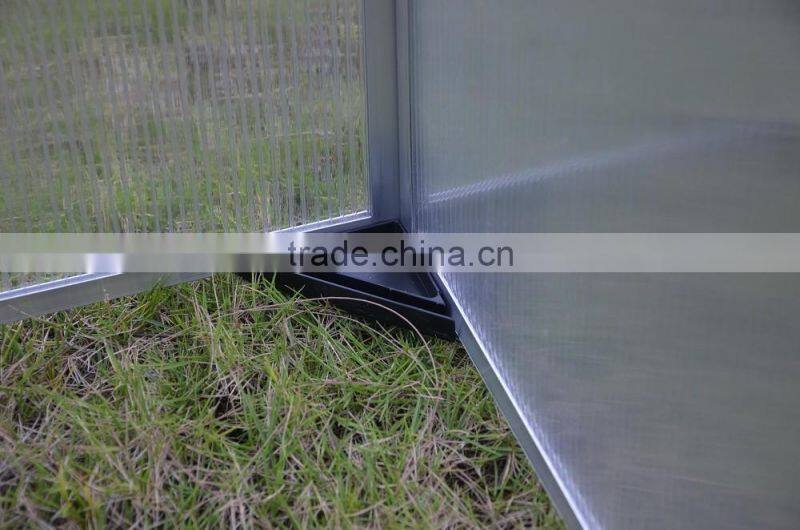 No tool installation low cost 4mm polycarbonate mini cold frame greenhouse for home and garden