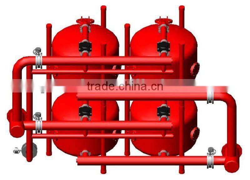 Design pressure industrial sand filter