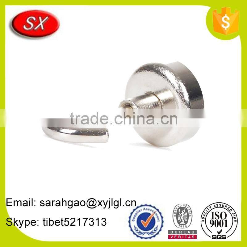 Steel black fastening hook small decorative metal hooks