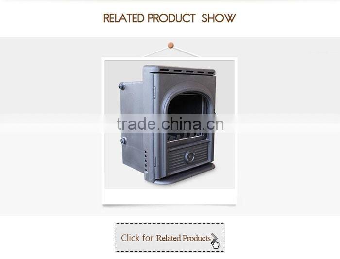 CE certificate can be provided cast iron fireplace with good quality