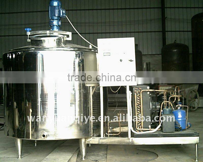 2000L Milk cooling tank with automatic CIP cleaning system