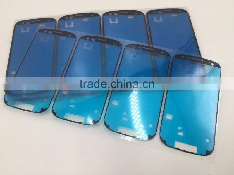 From JUYU Lcd refurshing parts front Housing Sticker Frame adhesive for Samsung S3