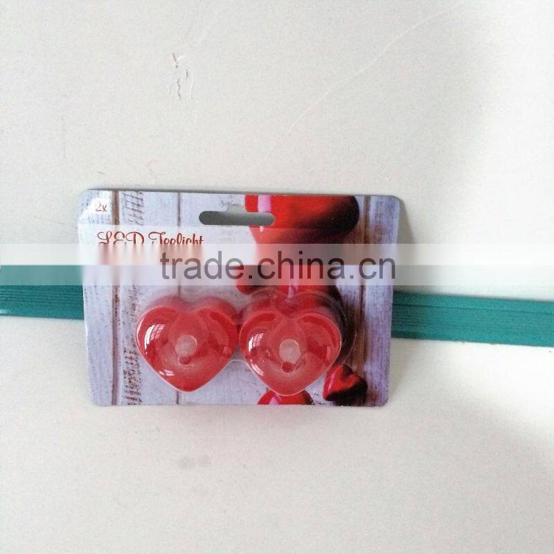 valentine led tealight heart shaped flicking tealight candle valentine decoritive led candle light
