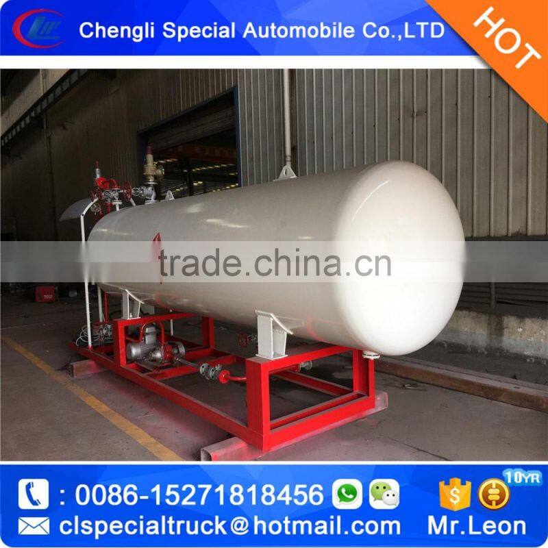 2.5Ton mini LPG filling tank 5m3 LPG refilling plant home cylinders bottling filling plant