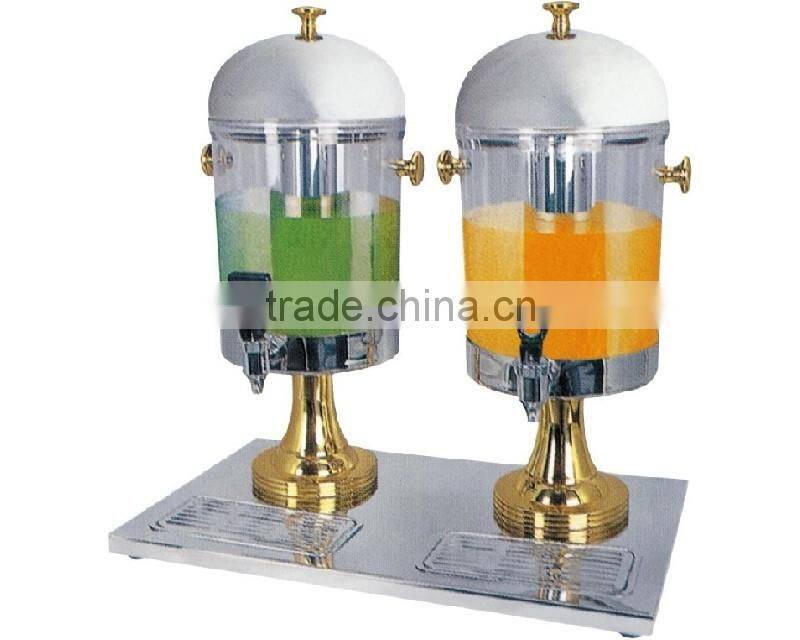 8L transparent dispenser for cooling juice beer milk
