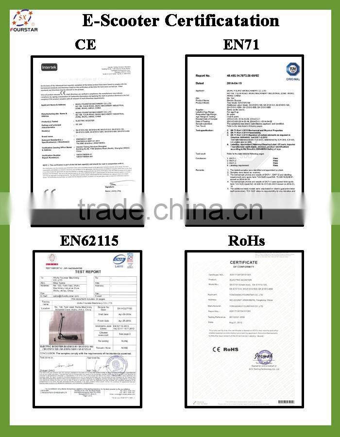 Fashionable 120W Foldable Electric Scooters SX-E1013-100 for kids