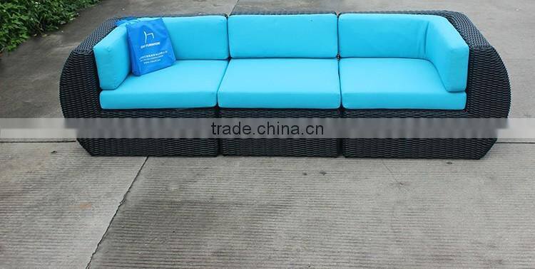 Black Wicker Patio Furniture Outdoor Couch