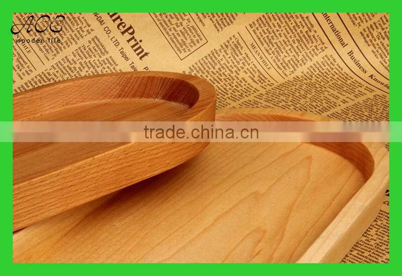 Custom wooden serving plate