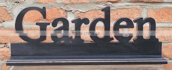cutted wooden Word Decoration antique style