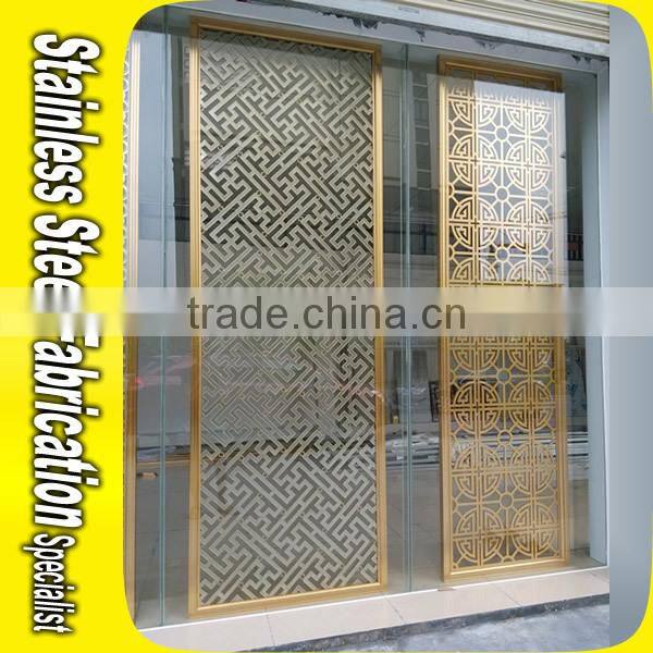 Wholesale Custom Design Wrong Iron Room Divider for Restaurant