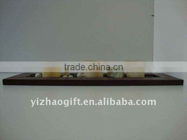 luxury wood jewelry displays cosmetic counter menu wooden display base