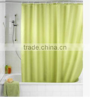 solid color polyester shower curtain