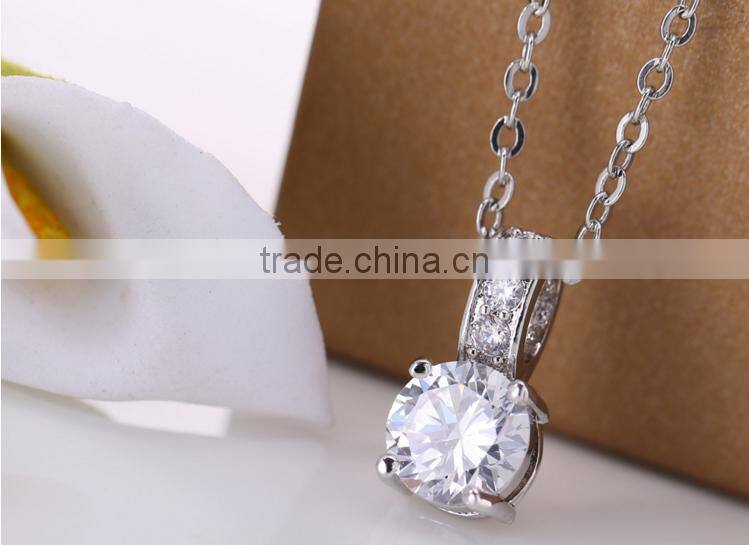 Wholesale Stock Small Order Fashion High Quality Single Drill Necklaces