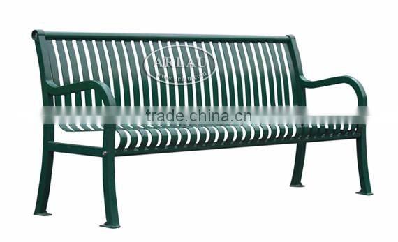 Arlau steel street 6' park bench