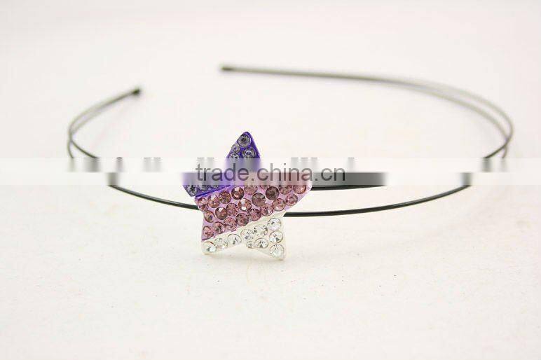 headbands with crystal star on sale kids hair decoration
