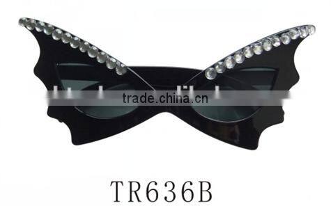 Halloween party fashion design eye glasses with rhinestone