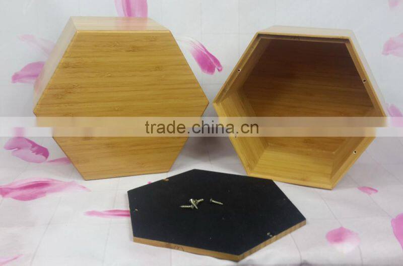 Good quality Best-selling Bamboo diamond shape human urn