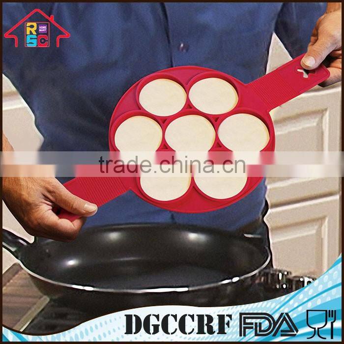 NBRSC Silicone Nonstick Mini Pancake Maker Egg Ring Mold As Seen on TV
