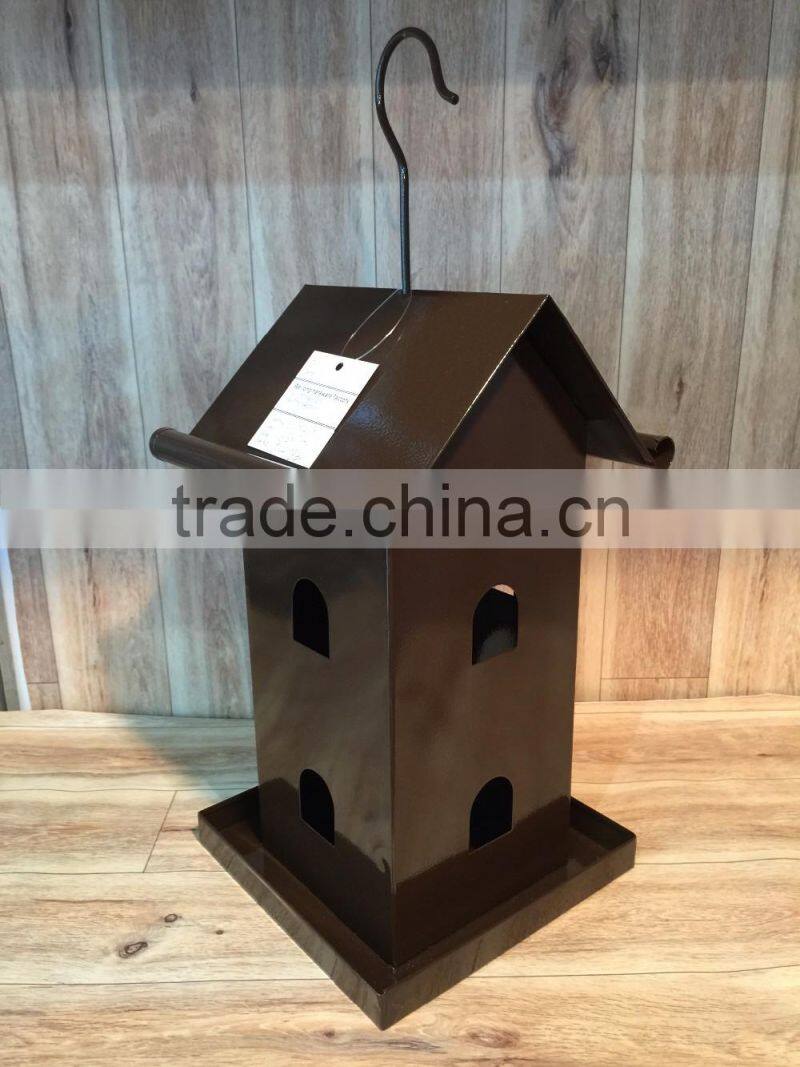 Outdoor Hanging Garden Gazebo Metal Wild Bird Feeder