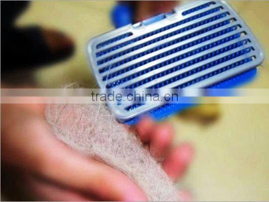 plastic pet dog comb bath brush