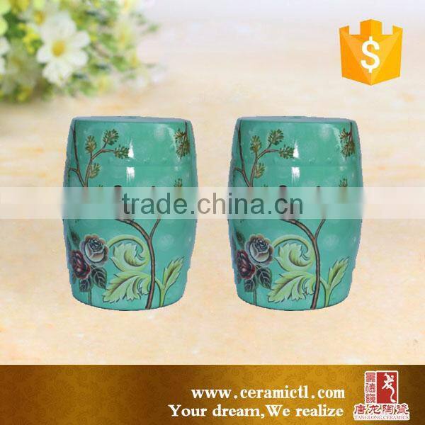 Chinese fancy ceramic barrel table