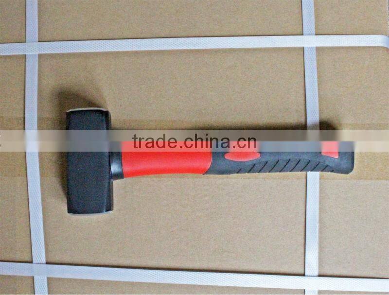 Greman type stoning hammer with fiberglass handle