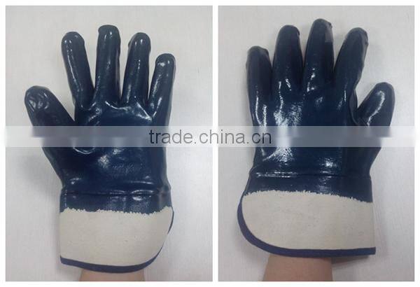 DDSAFETY 2017 Cheapest Nitrile Glove Safety Equipment Working Gloves From Factory