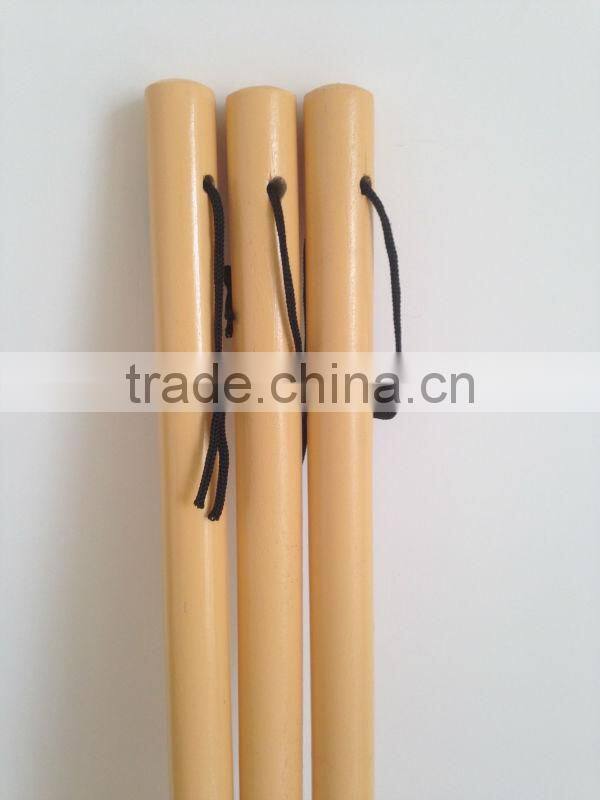 Standard thread natural wood stick 120*2.2cm for home and hotel uses