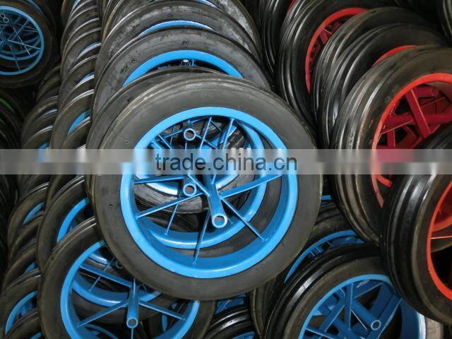 Good quality solid rubber wheel
