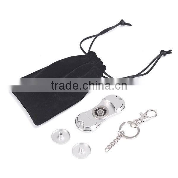 Best seller aluminum fidget spinner with 606 hybrid ceramic bearings