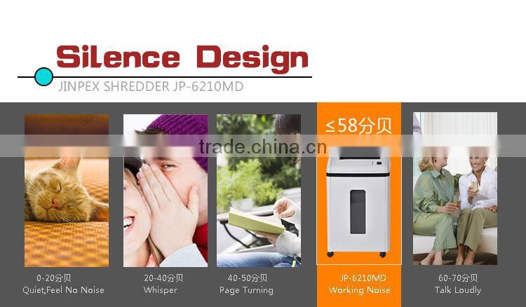 JP-6210MD home /office paper shredder for best sale GS/CE A4