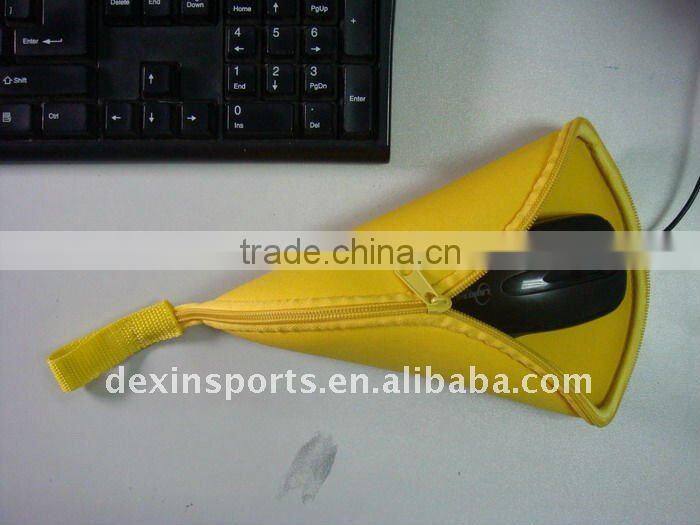 Hot sell ! T0719 round mouse pad with zipper