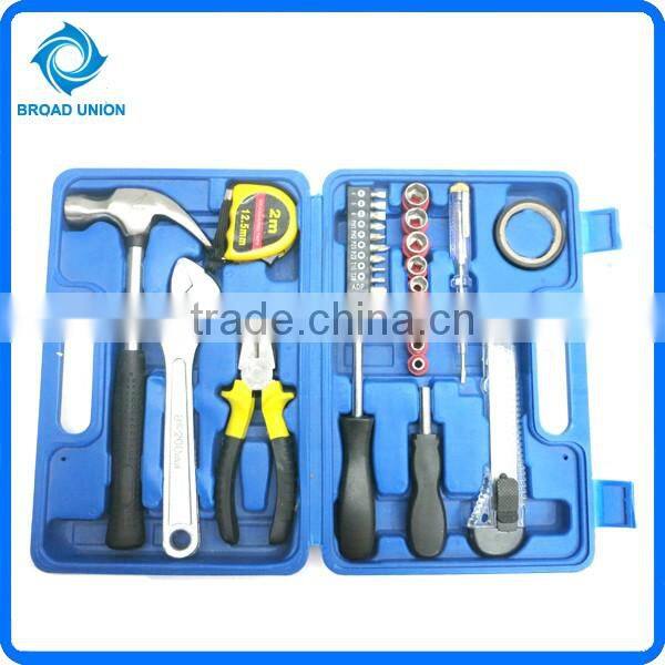 29PCS Hand Tool Box Steel Socket Wrench Cases