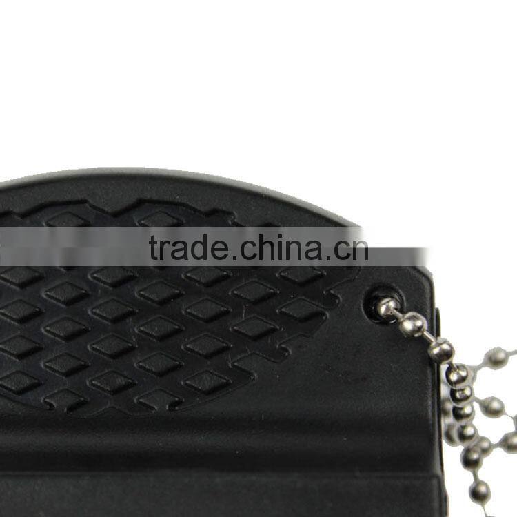 2-step mini black knife sharpener