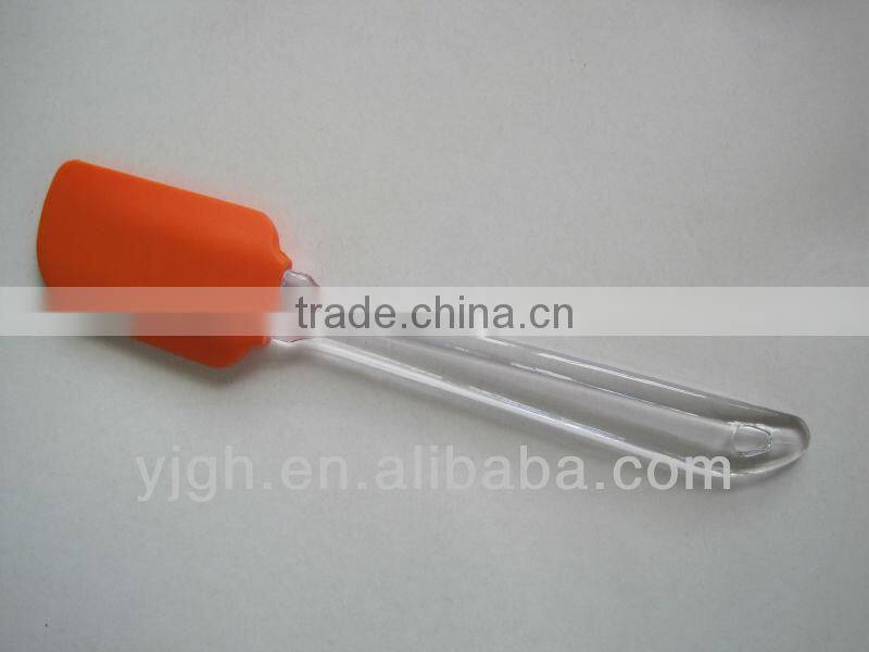 Kids silicone spatula spoon, good-grip pp handle