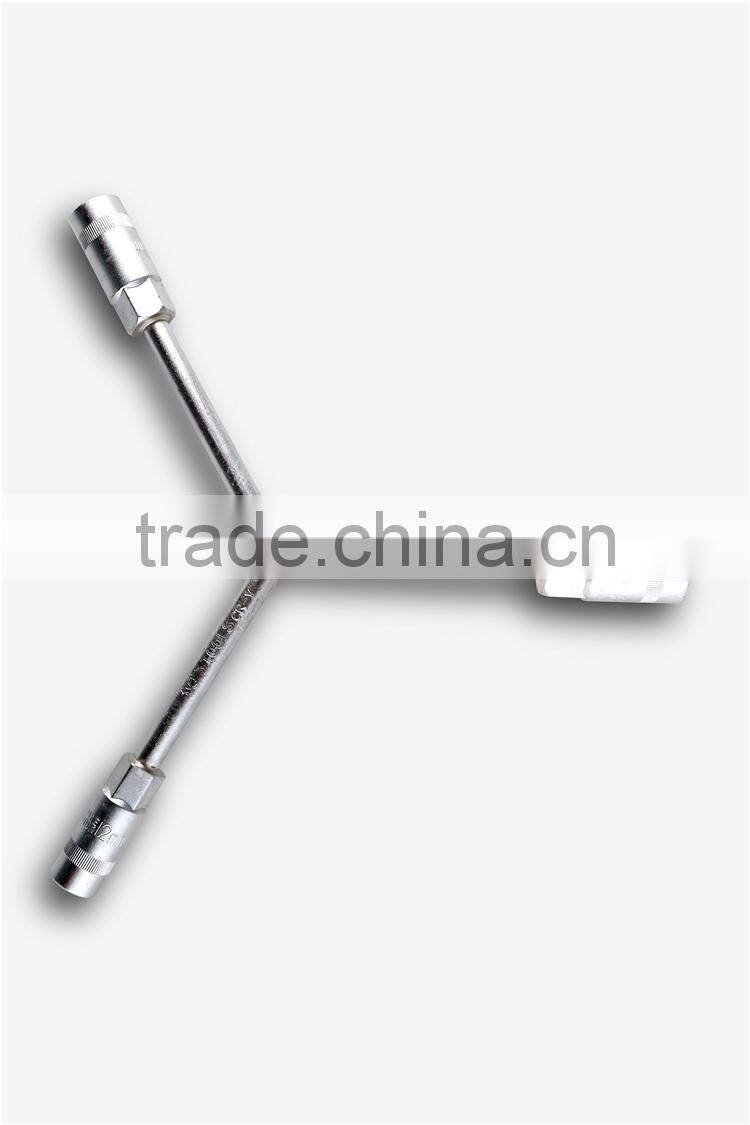 Y Type Socket Wrench with Emergency Tire Repair Kit