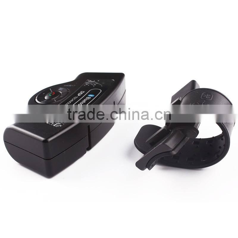 wireless bluetooth handsfree steering wheel mounted car kit with keyboard dsp technology