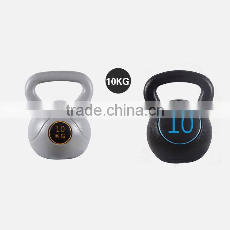 2016 popular new design HDPE kettle bell dumbbell
