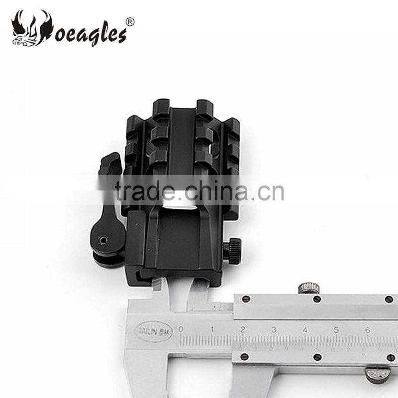 Oeagles Y0037D QD Tri Sides Exntend Picatinny Rail With 21mm Rail Weaver Hunting Accessories Gun Scope/ Flashlight Mounts