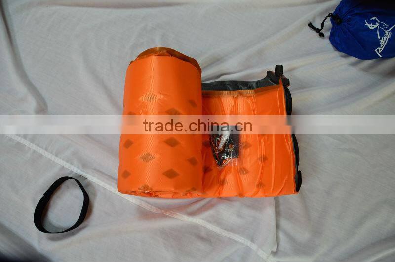 Camping Equipment Air Self Inflatable Sleeping Mat With Pillow