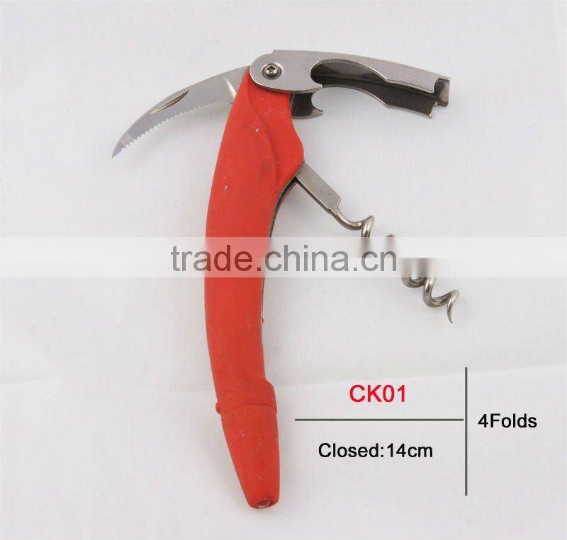 cheap bottle opener can opener wine opener metal bottle opener beer promotion cork remover(CH-3)
